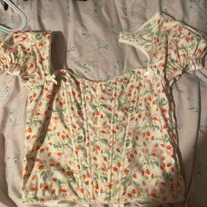 Victoria’s Secret Strawberry Corset Top!